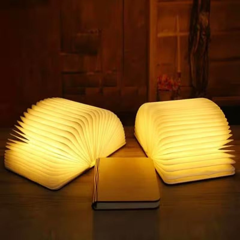 Nachttischlampe Buch