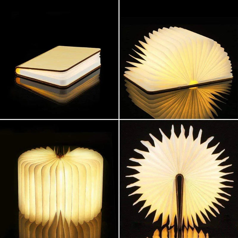 Nachttischlampe Buch