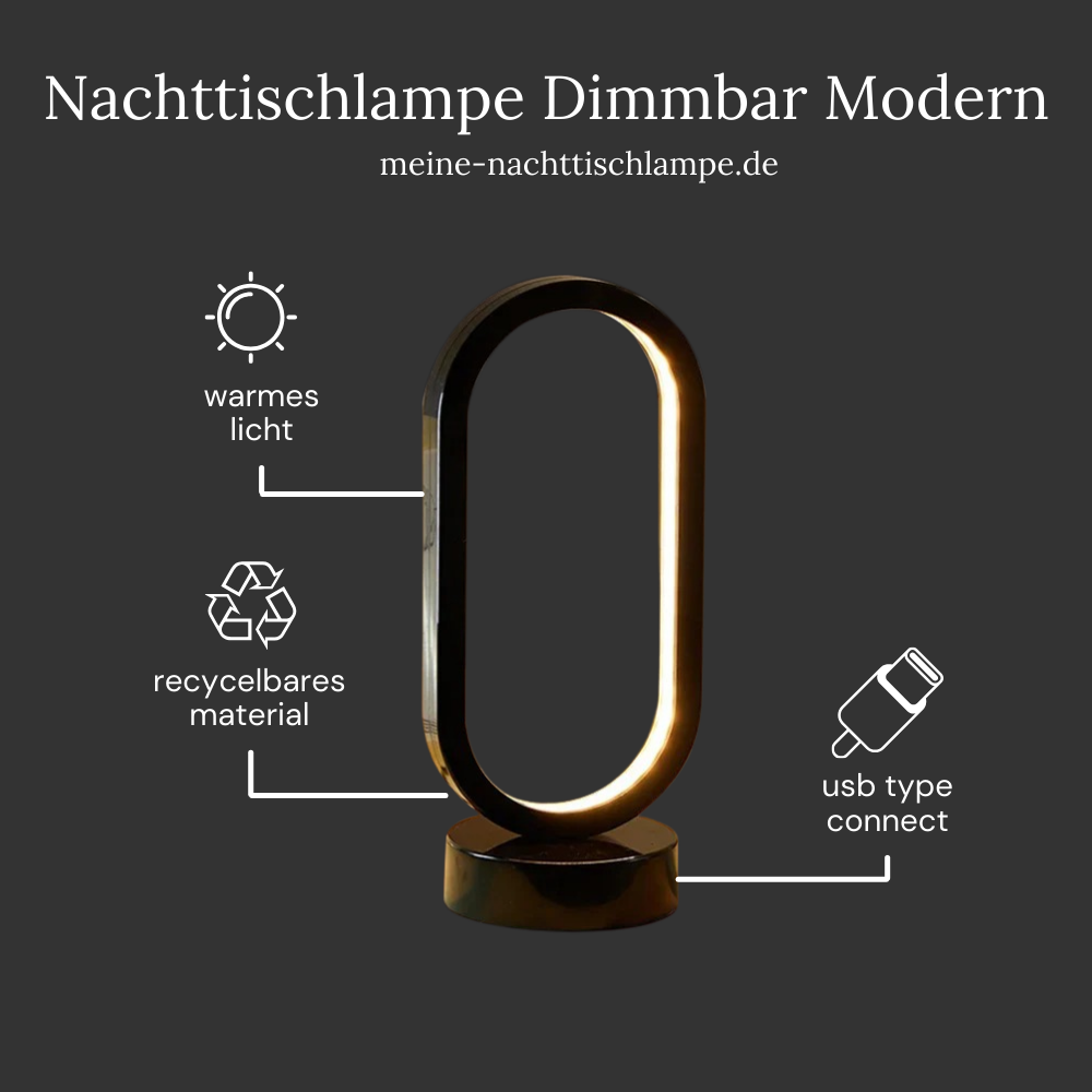 Nachttischlampe Dimmbar Modern