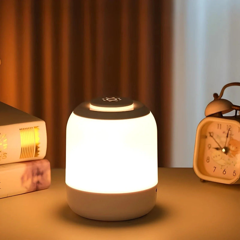 Nachttischlampe Touch Weiß
