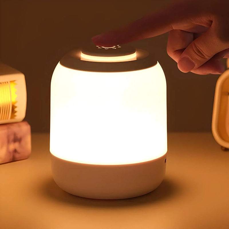 Nachttischlampe Touch Weiß