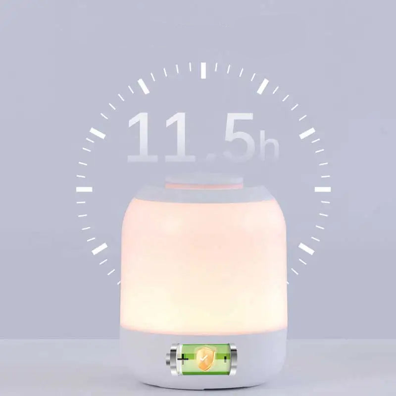 Nachttischlampe Touch Weiß
