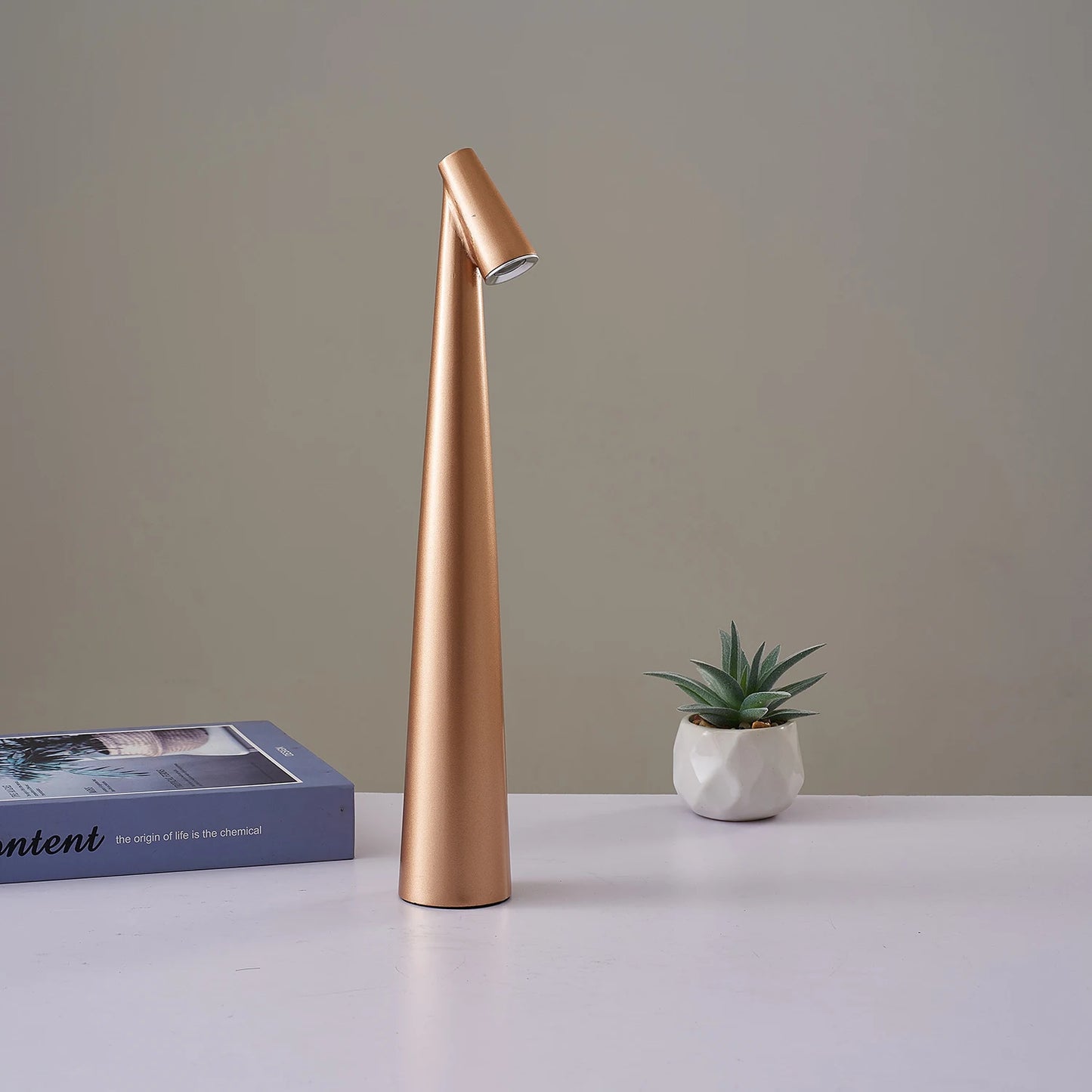 Nachttischlampe Usb Aufladbar Braun