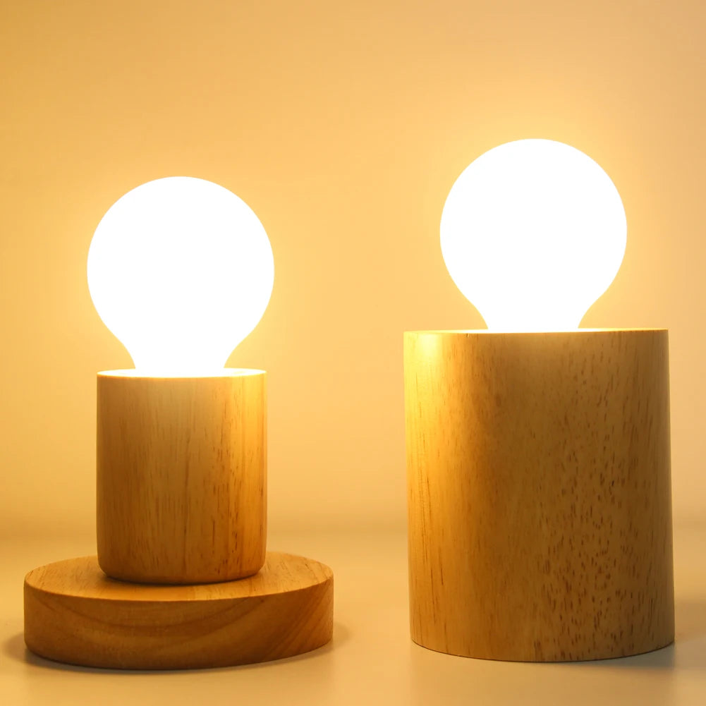 Naturholz Lampe