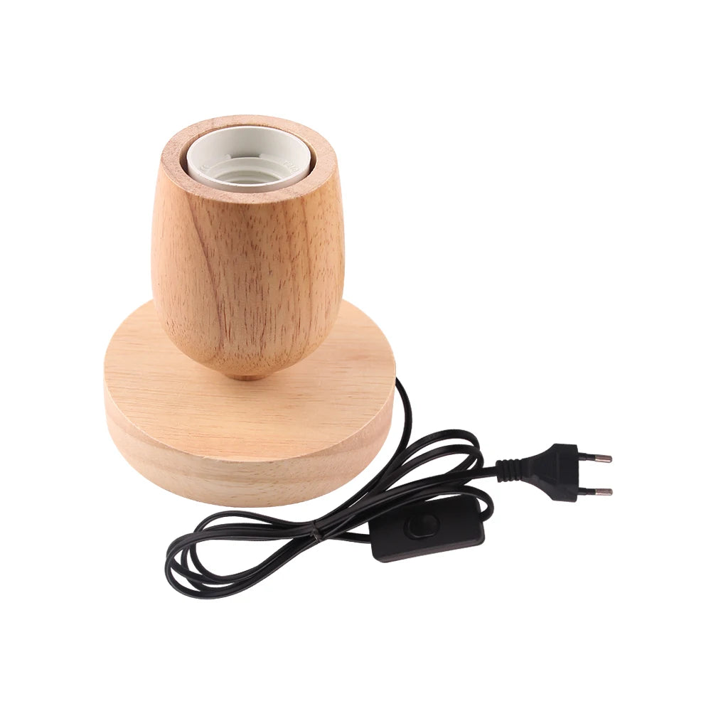 Naturholz Lampe