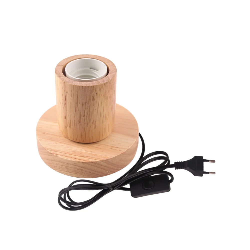 Naturholz Lampe