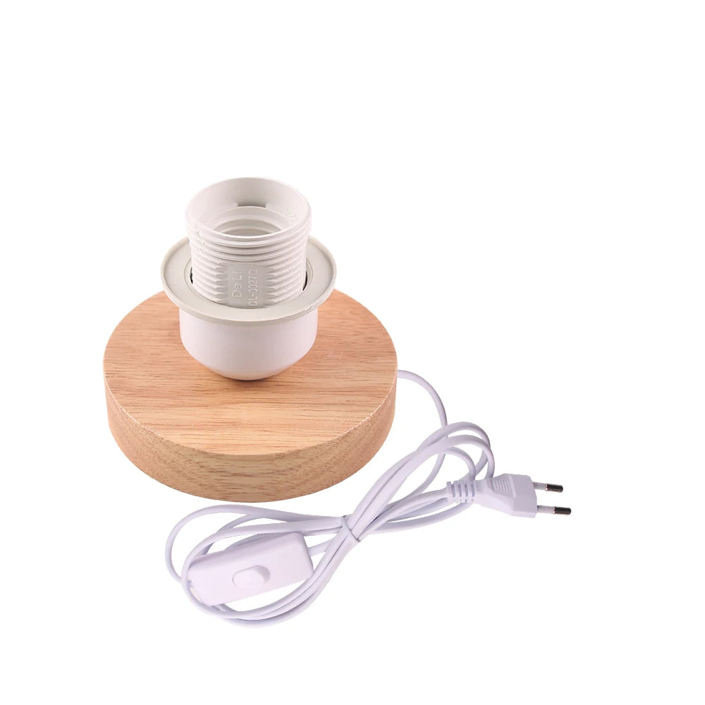 Naturholz Lampe