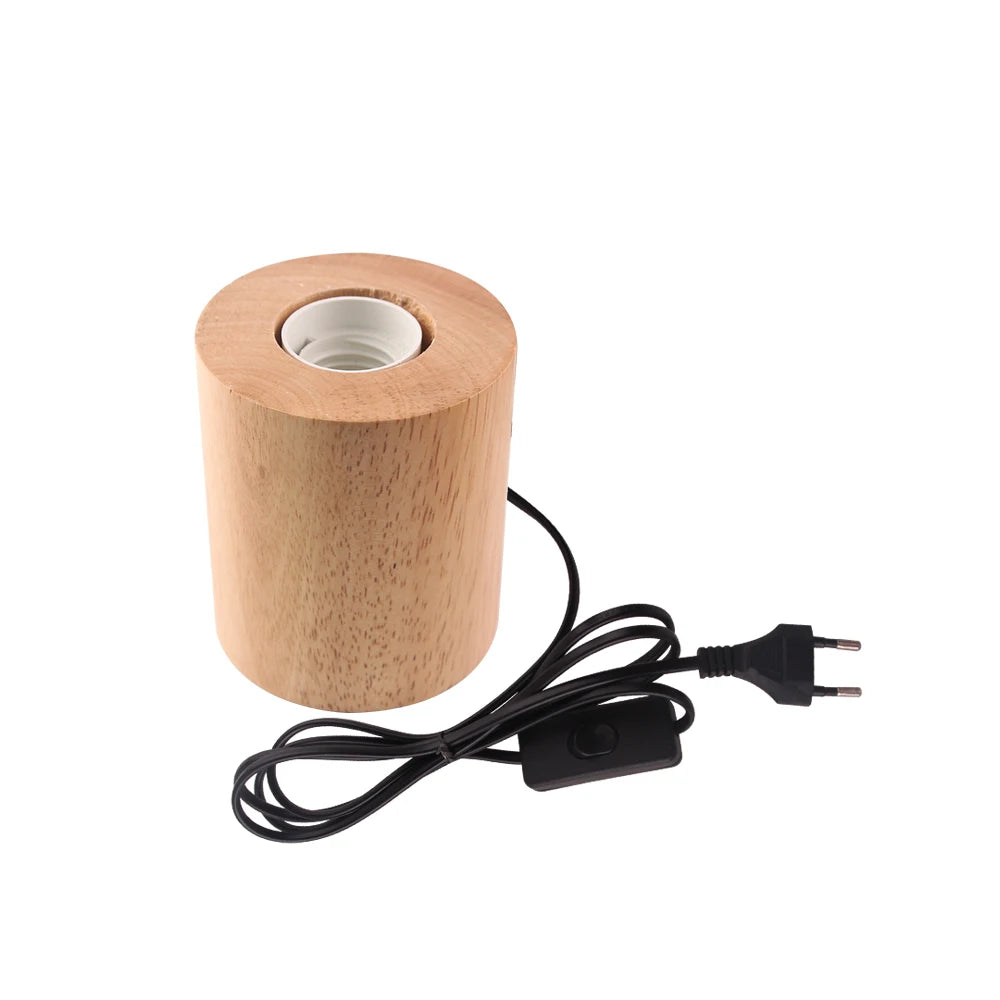 Naturholz Lampe