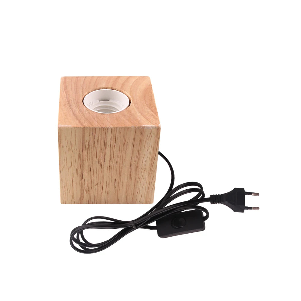 Naturholz Lampe