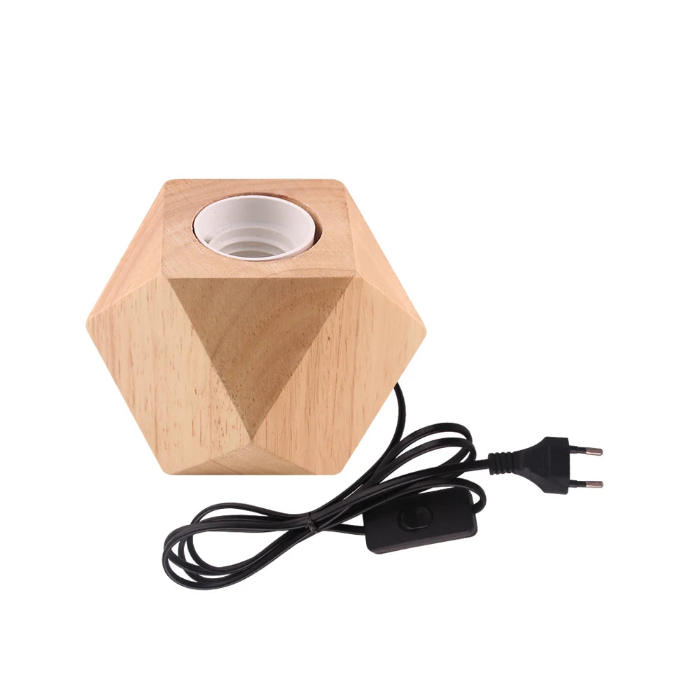 Naturholz Lampe