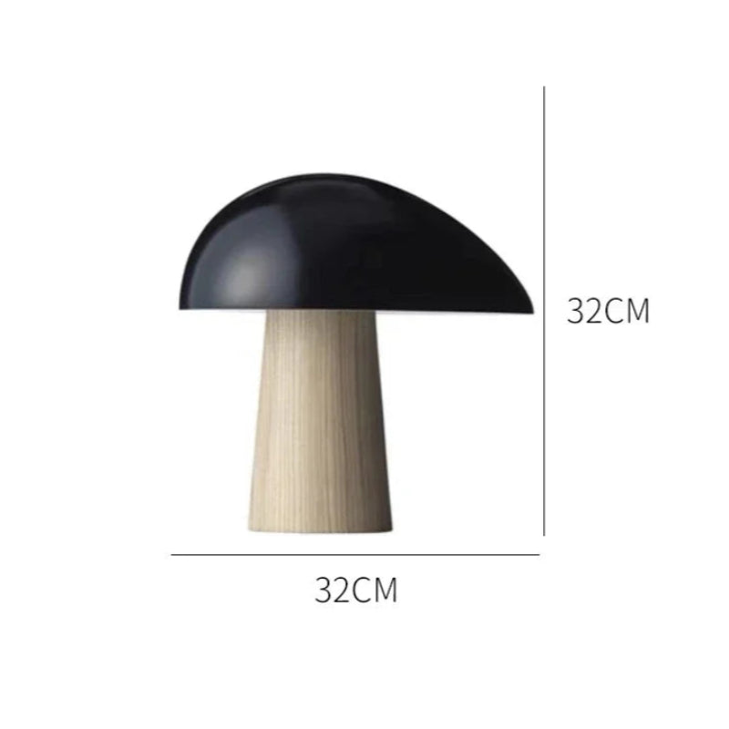 Pilzlampe Holz