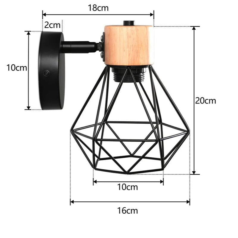 Wandlampe Industrial Design