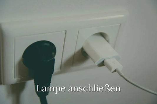 Wie schließe ich eine lampe an ?