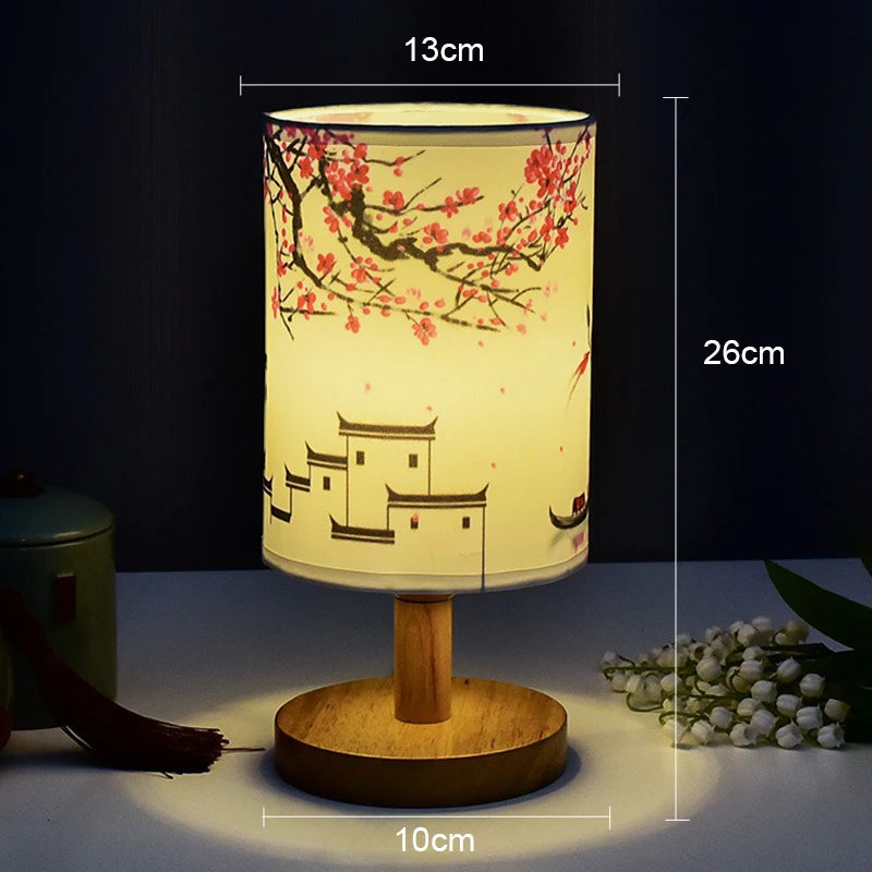 Chinesische Nachttischlampe