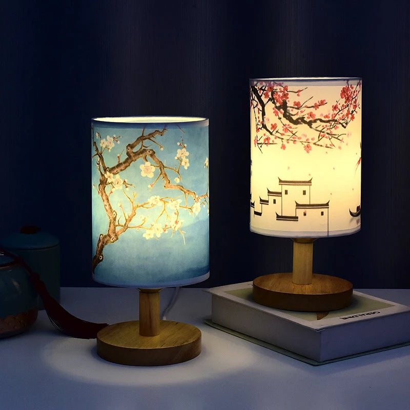 Chinesische Nachttischlampe