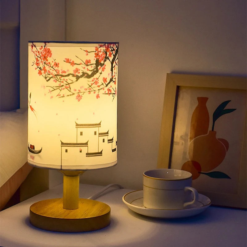 Chinesische Nachttischlampe