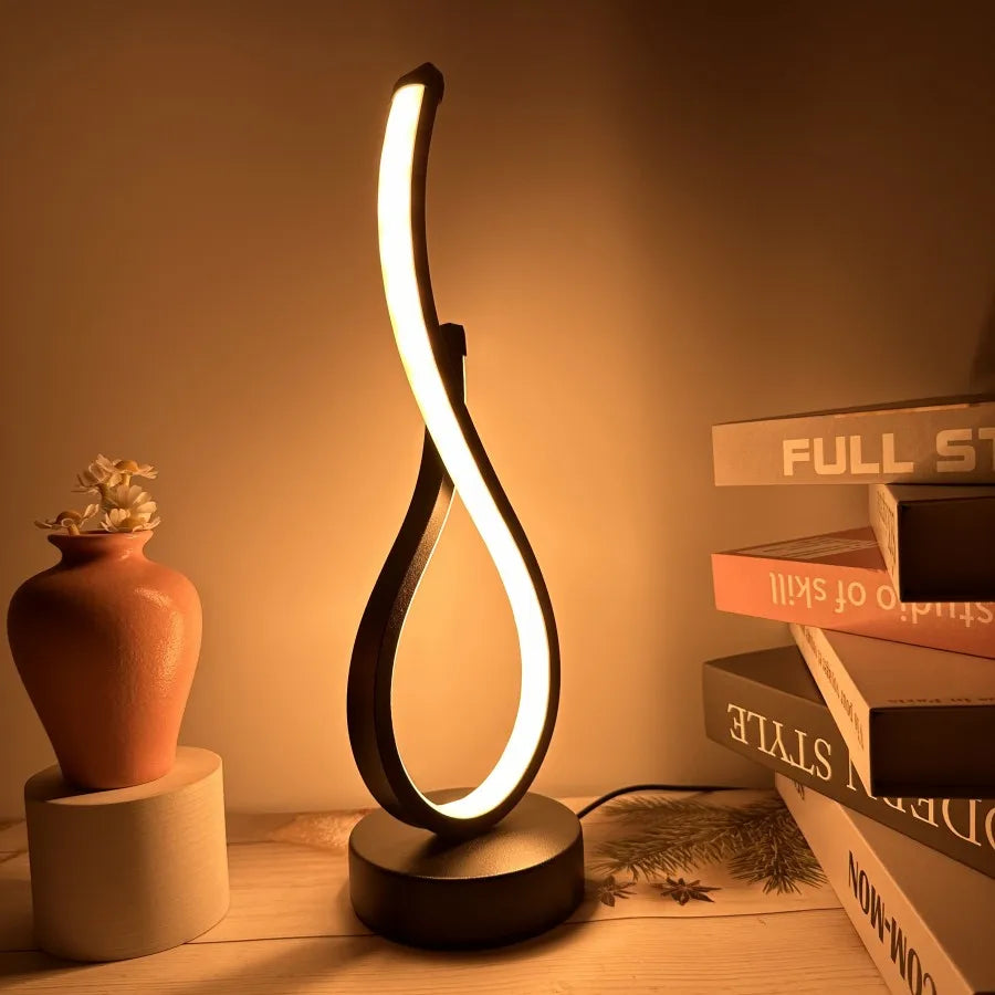 Gewellte Lampe