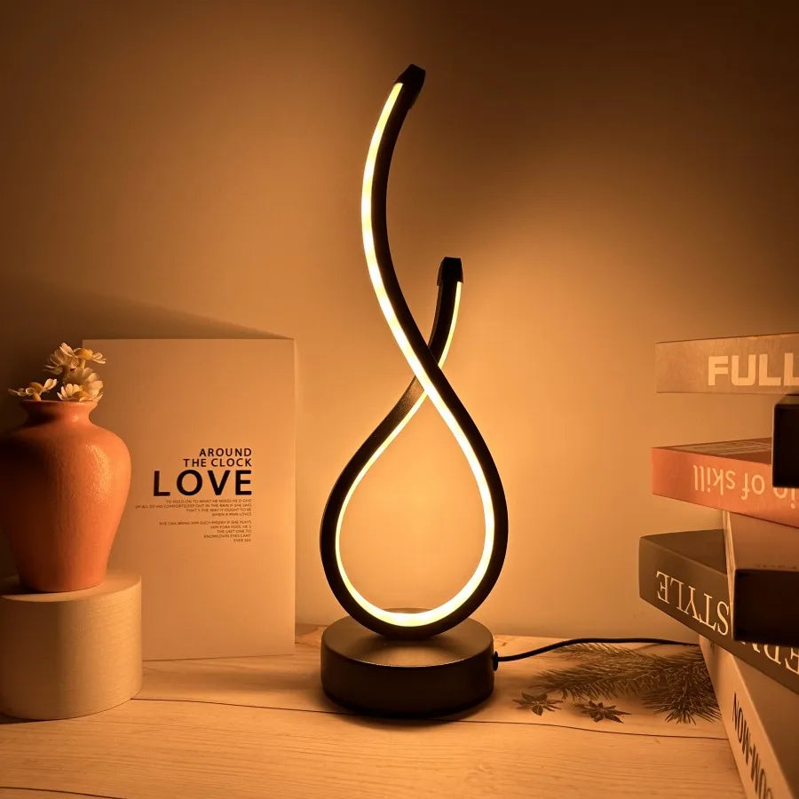 Gewellte Lampe