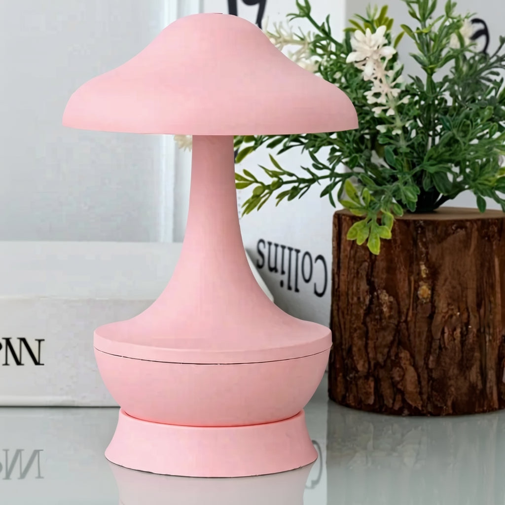 Kleine Pilzlampe Rosa