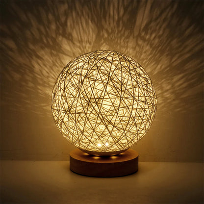 Lampe Boho Rattan