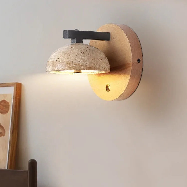 Lampe Wand Holz