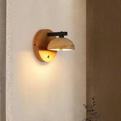 Lampe Wand Holz