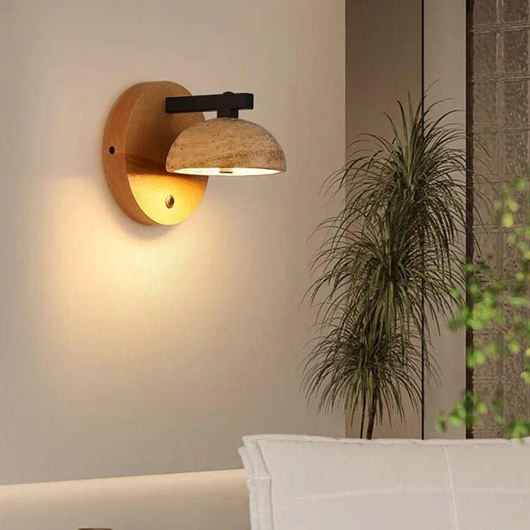 Lampe Wand Holz
