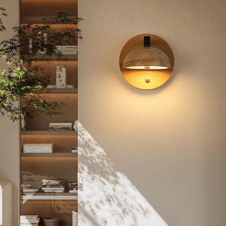 Lampe Wand Holz