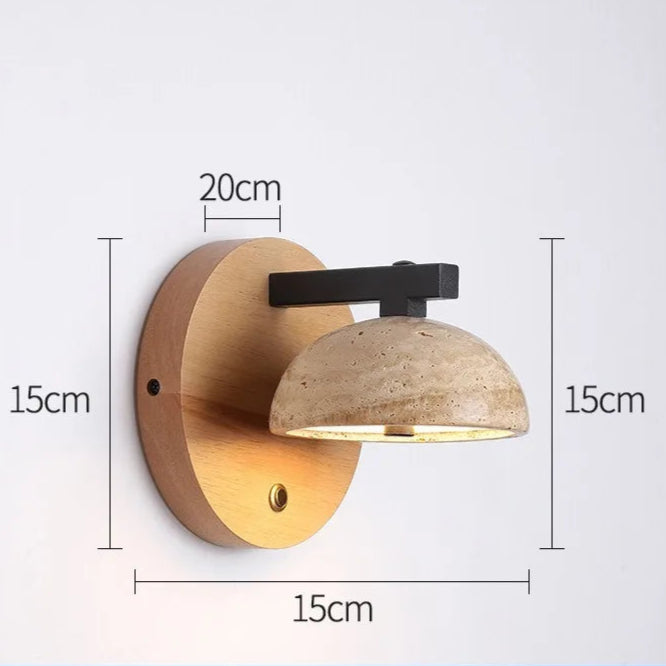Lampe Wand Holz