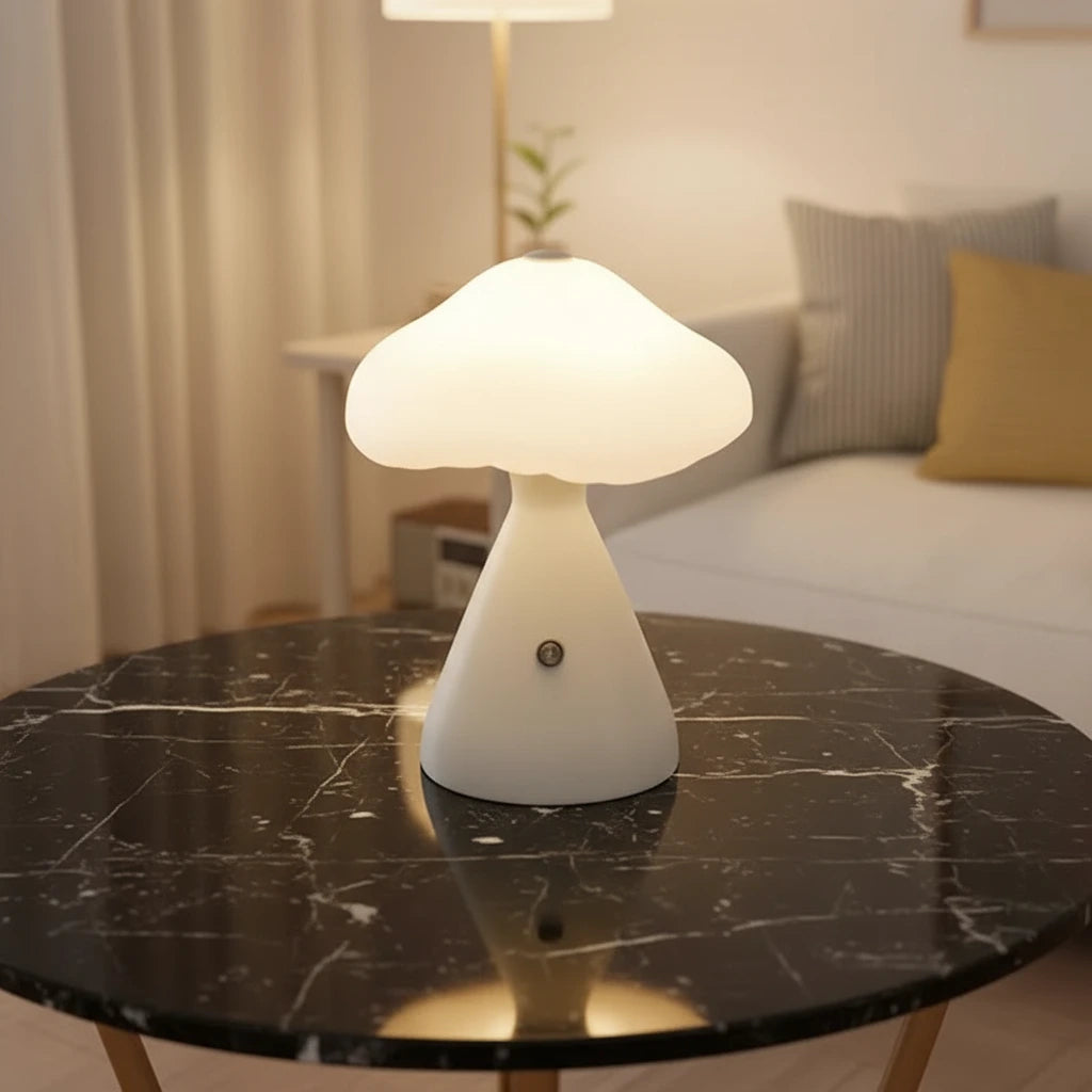 Minimalist Mushroom Lamp