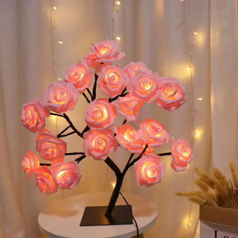 Nachttischlampe Baum