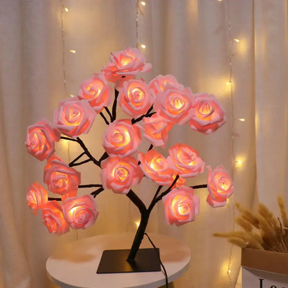 Nachttischlampe Baum