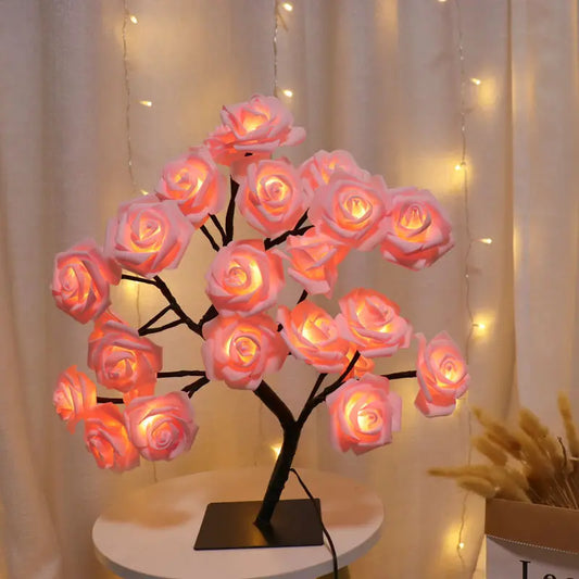 Nachttischlampe Baum