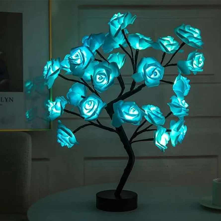 Nachttischlampe Baum