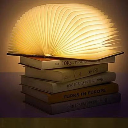 Nachttischlampe Buch