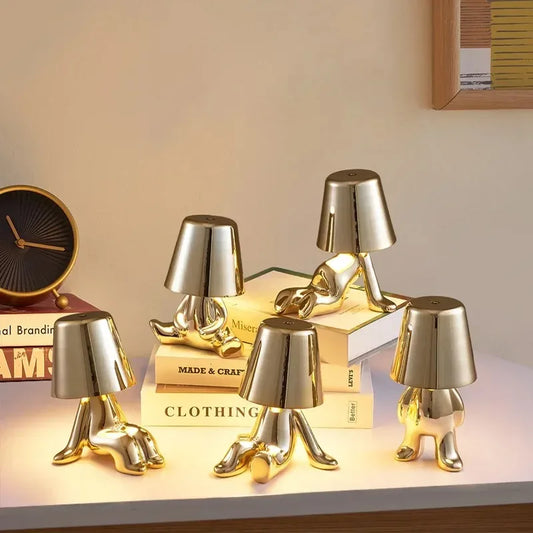 Nachttischlampe Figur