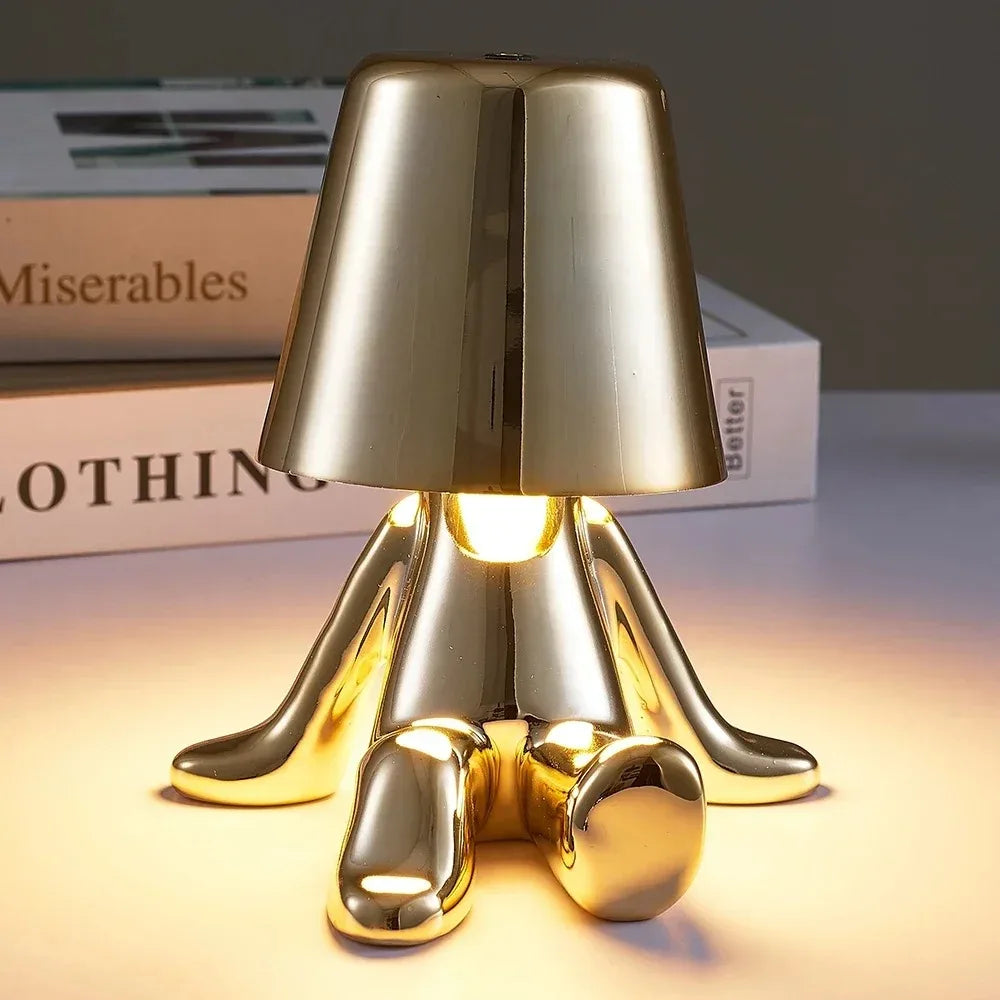 Nachttischlampe Figur