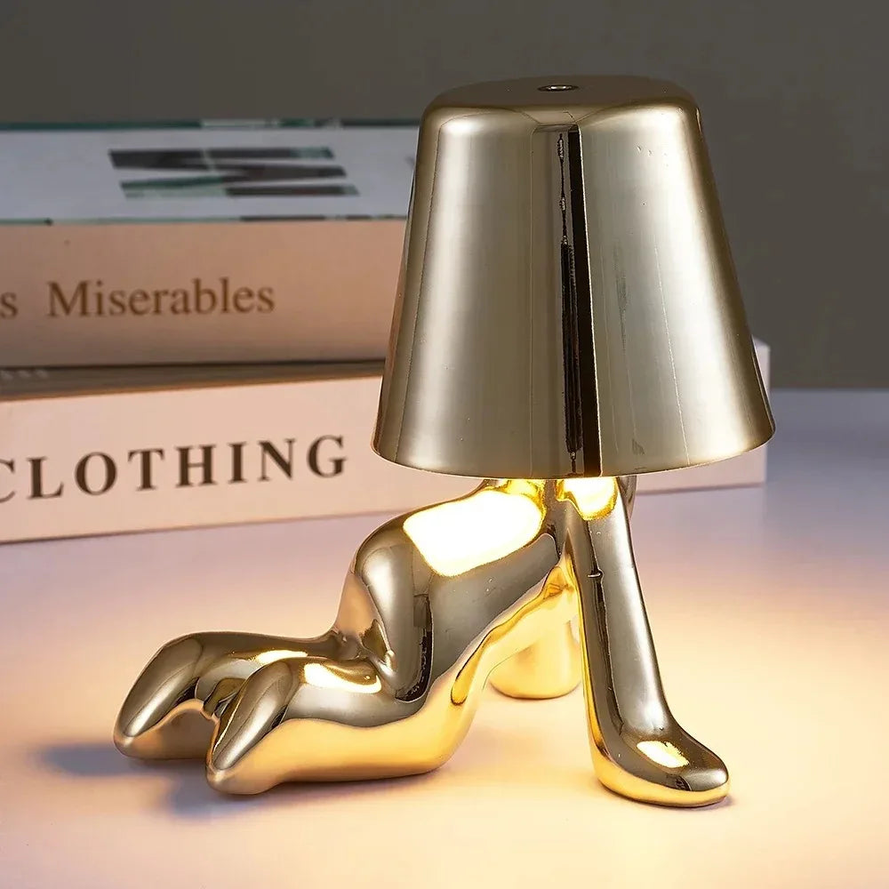 Nachttischlampe Figur