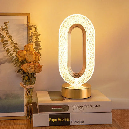 Nachttischlampe Gold Touch