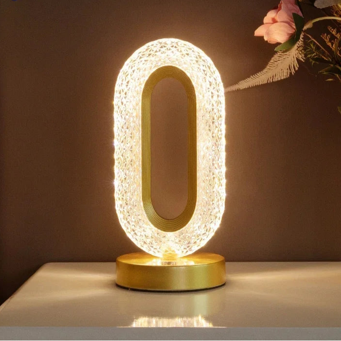 Nachttischlampe Gold Touch