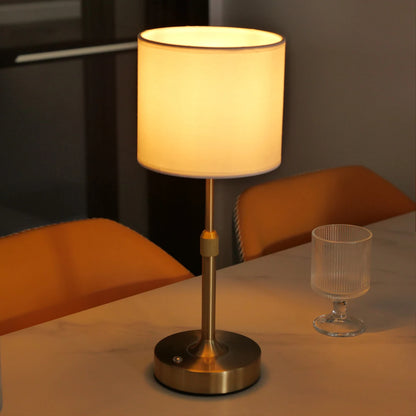 Nachttischlampe Lesen gold