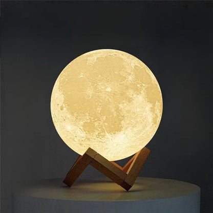 Nachttischlampe Mond