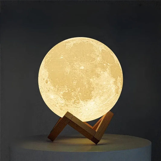 Nachttischlampe Mond