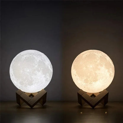 Nachttischlampe Mond