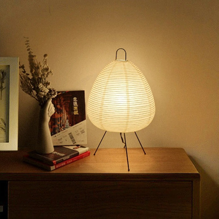 Nachttischlampe Papier