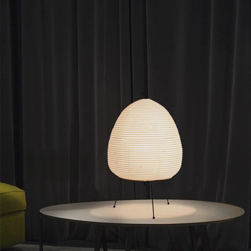 Nachttischlampe Papier