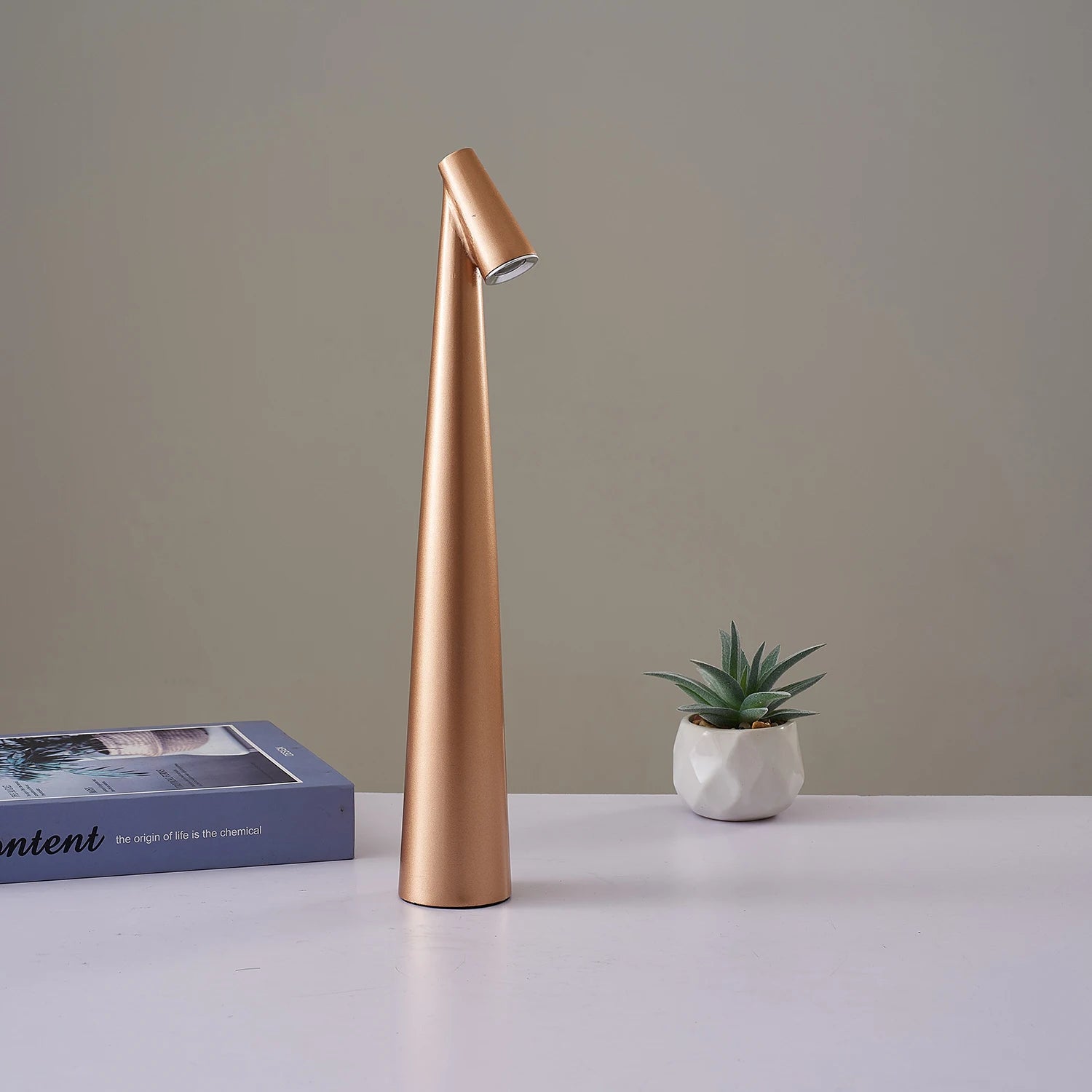 Nachttischlampe Usb Aufladbar Braun