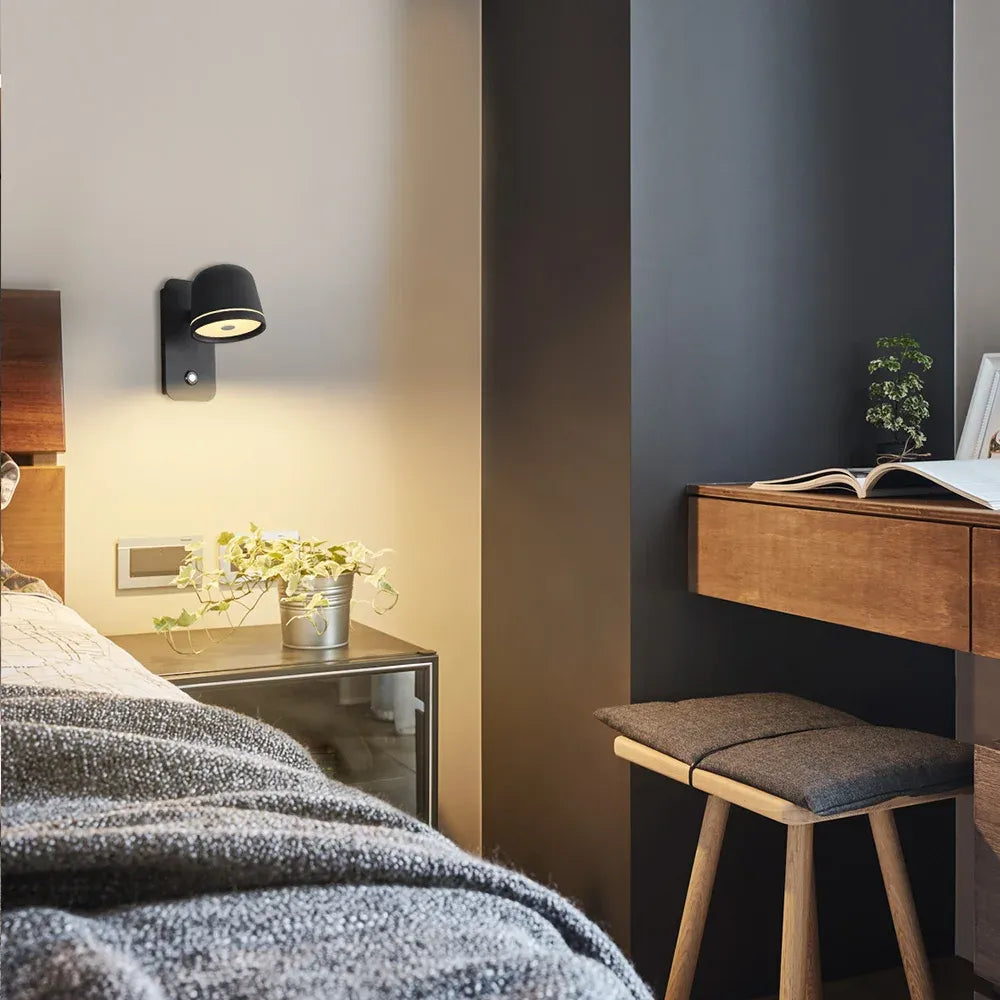 Nachttischlampe Wand Dimmbar