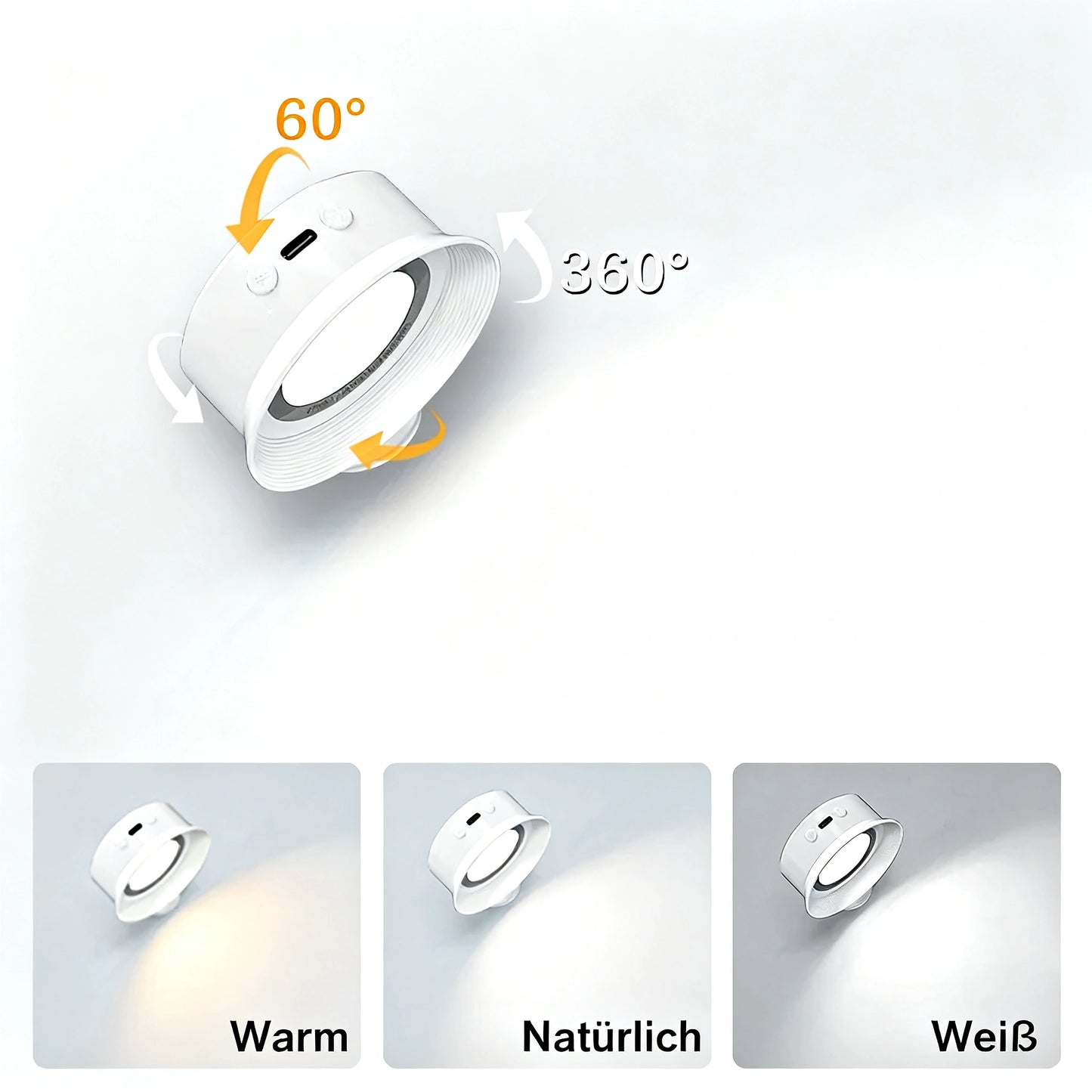 Nachttischlampe Wand Ohne Kabel