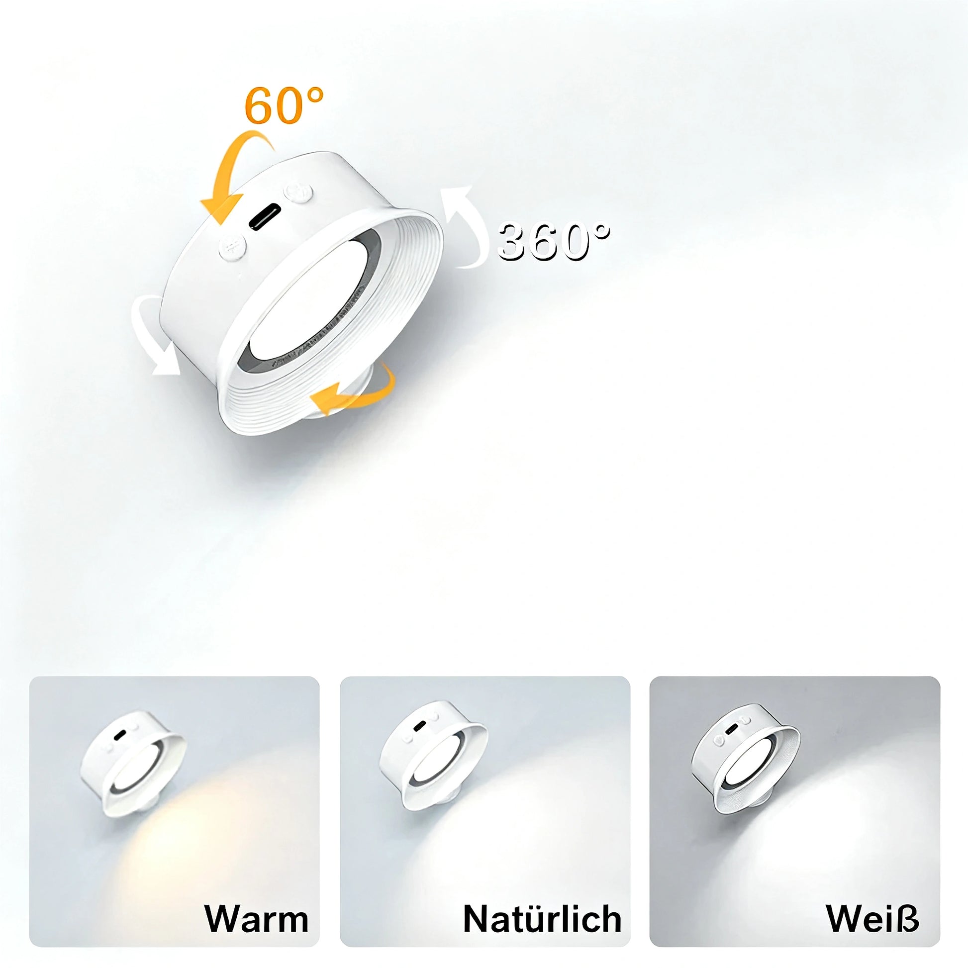 Nachttischlampe Wand Ohne Kabel